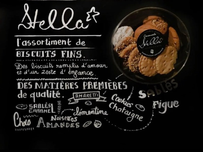 L´assortiment un écrin pour huit variétés de&nbsp;biscuits